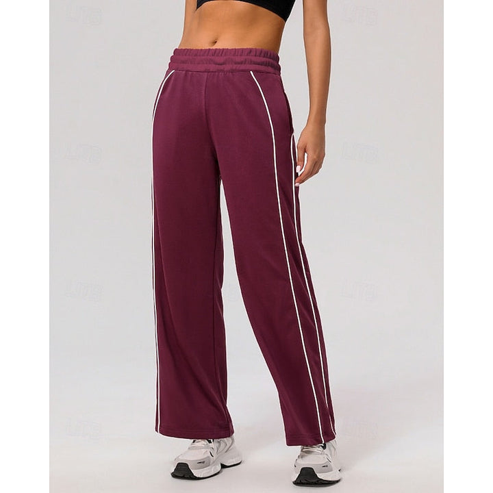 Women's Straight Leg Side Stripe Sweatpants