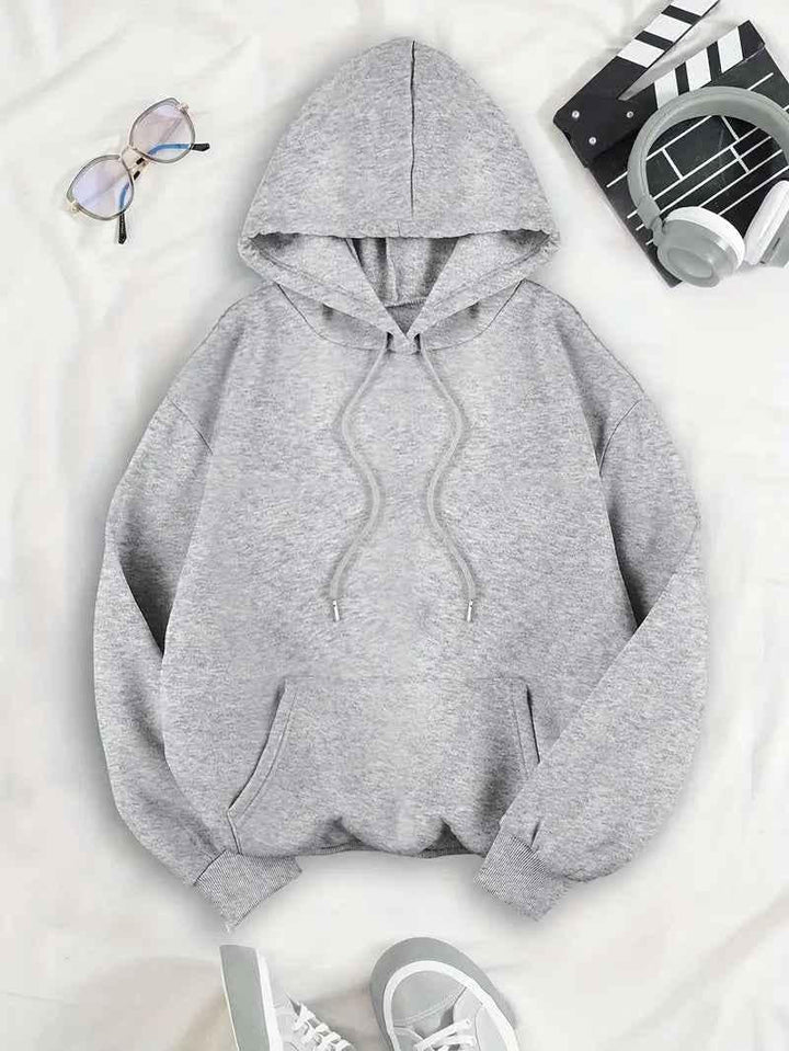 Women's Oversized Leopard Print Hoodie with Pocket
