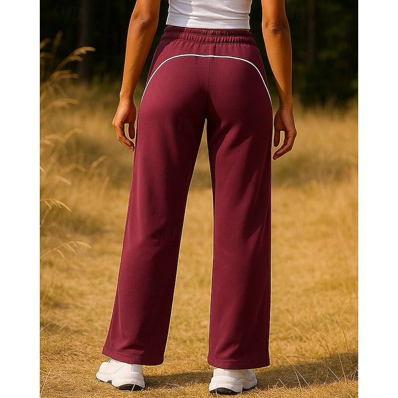 Women's Straight Leg Side Stripe Sweatpants