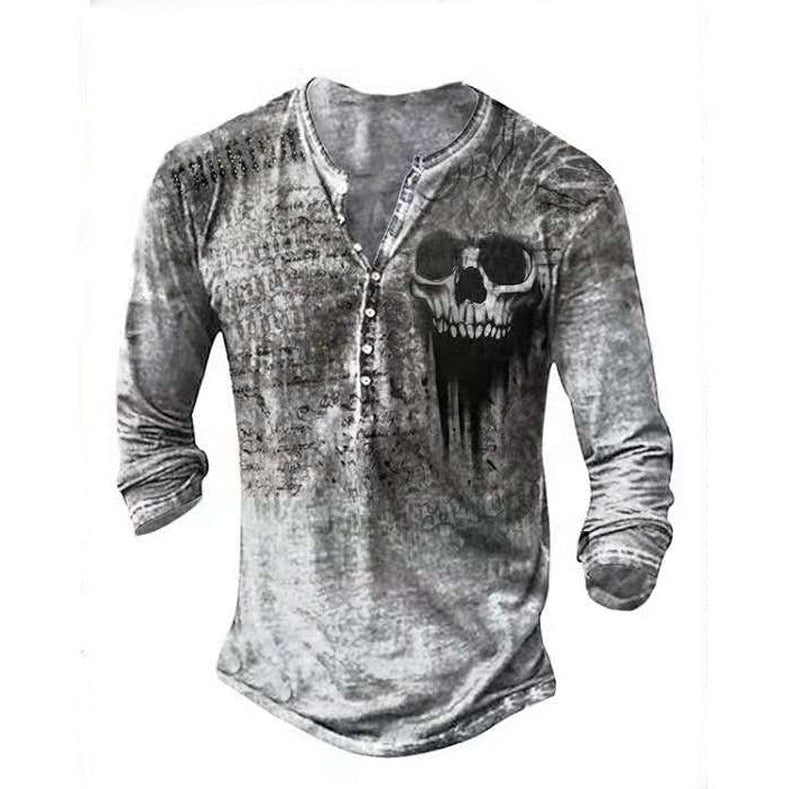 Men's Vintage Graphic Long Sleeve Tee
