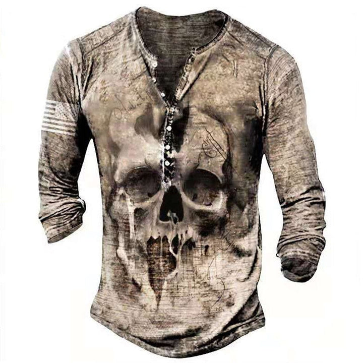 Men's Vintage Graphic Long Sleeve Tee