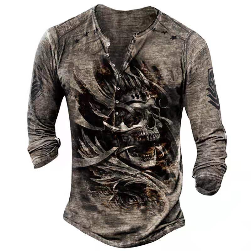 Men's Vintage Graphic Long Sleeve Tee