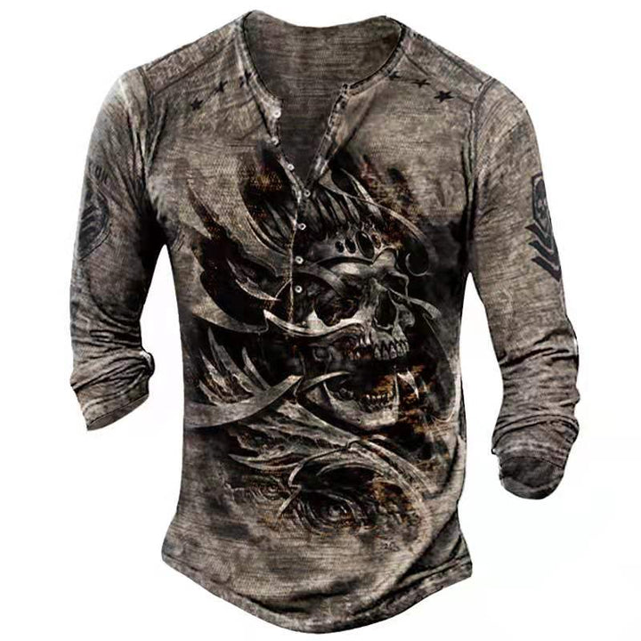 Men's Vintage Graphic Long Sleeve Tee