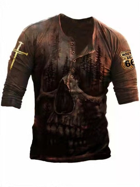 Men's Vintage Graphic Long Sleeve Tee