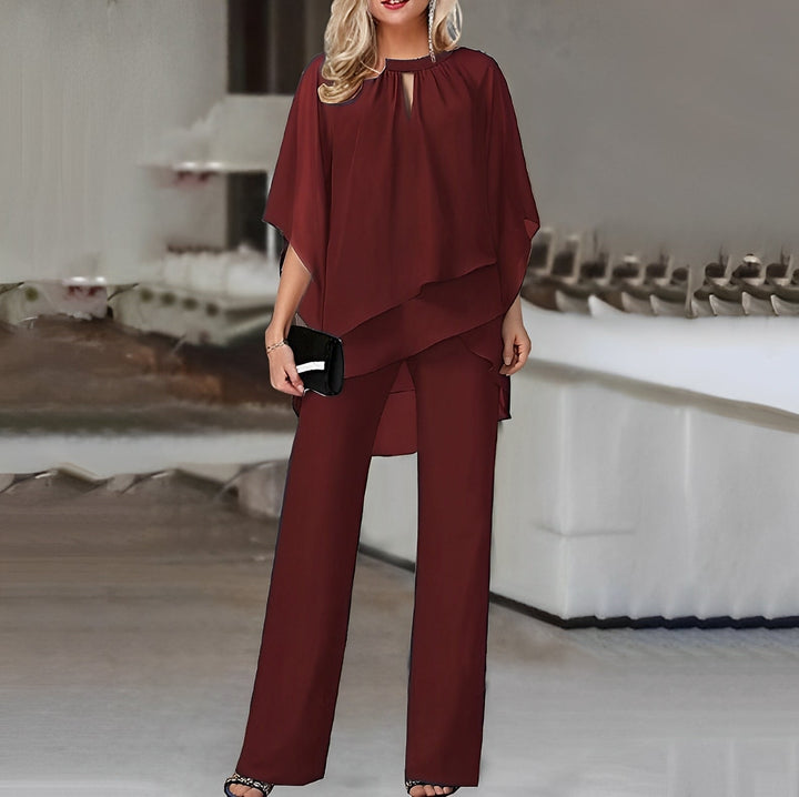 Women's Wide Leg Pants Set