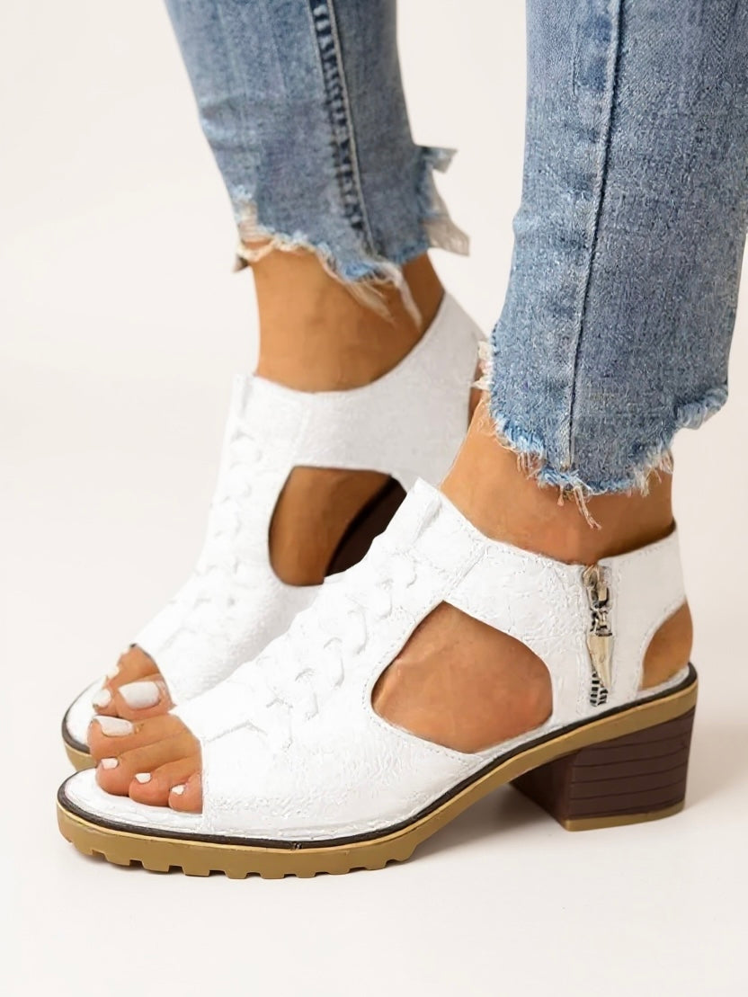 Ruby | Women's Zip High Heel Sandals