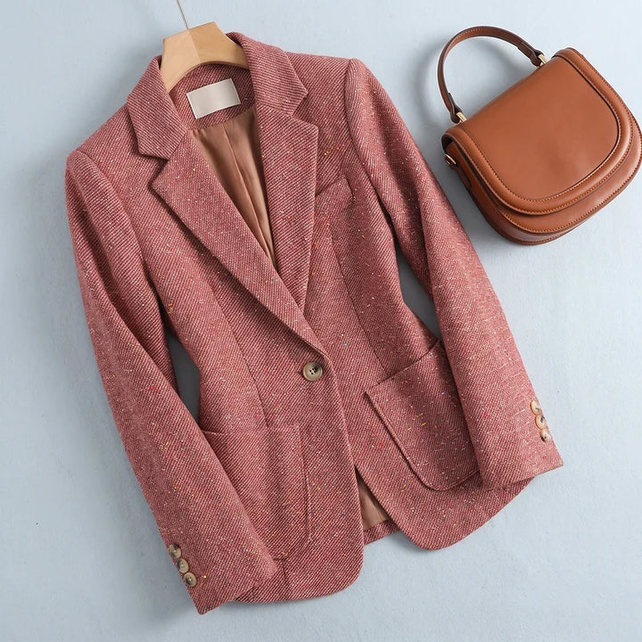 Women's Flecked Tweed Blazer