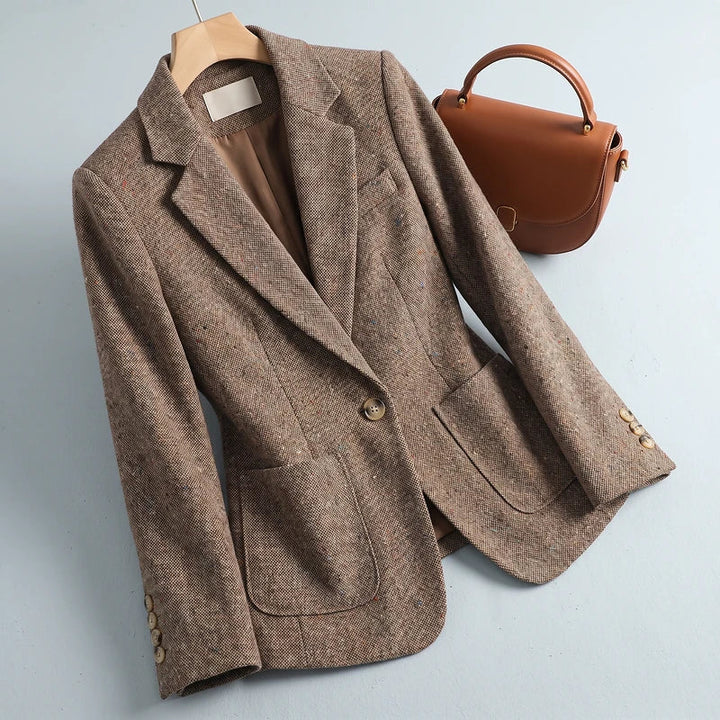 Women's Flecked Tweed Blazer