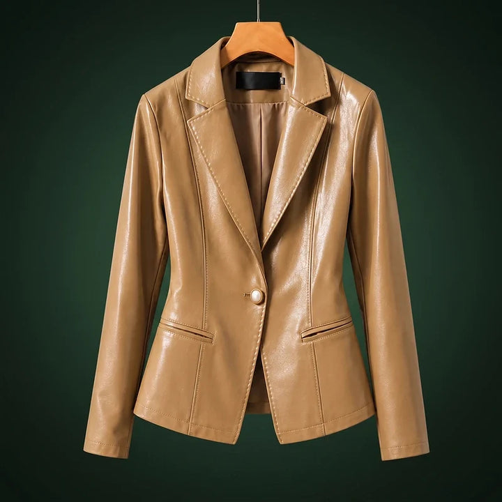 Women's Lambskin Leather Blazer