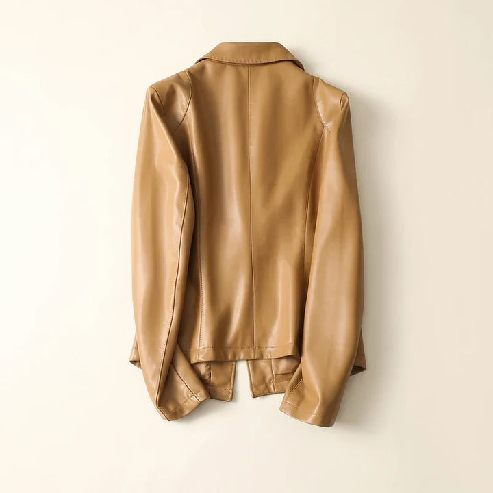 Women's Lambskin Leather Blazer