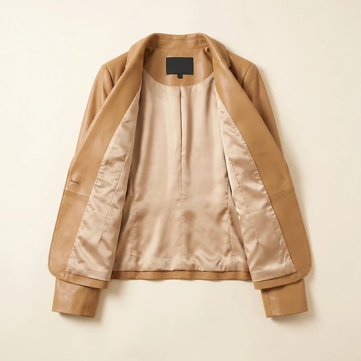 Women's Lambskin Leather Blazer