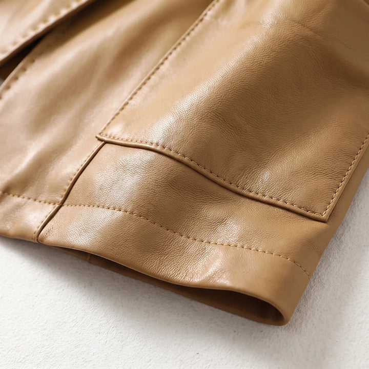 Women's Lambskin Leather Blazer