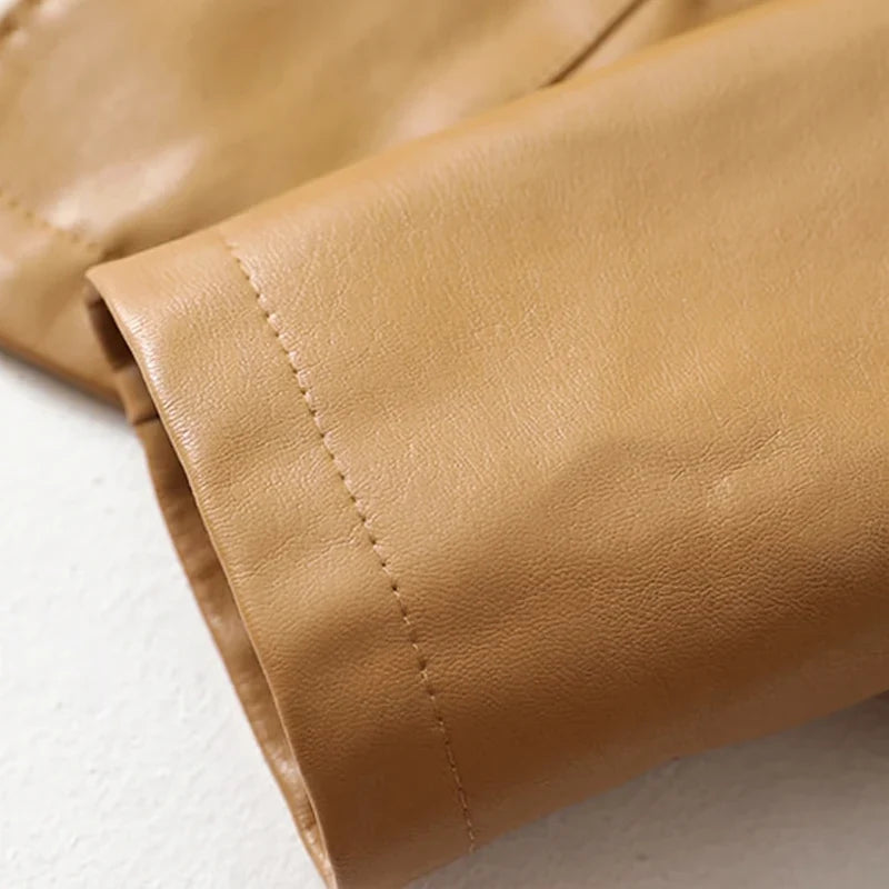 Women's Lambskin Leather Blazer