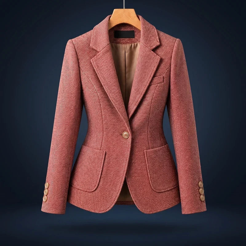 Women's Speckled Tweed Blazer