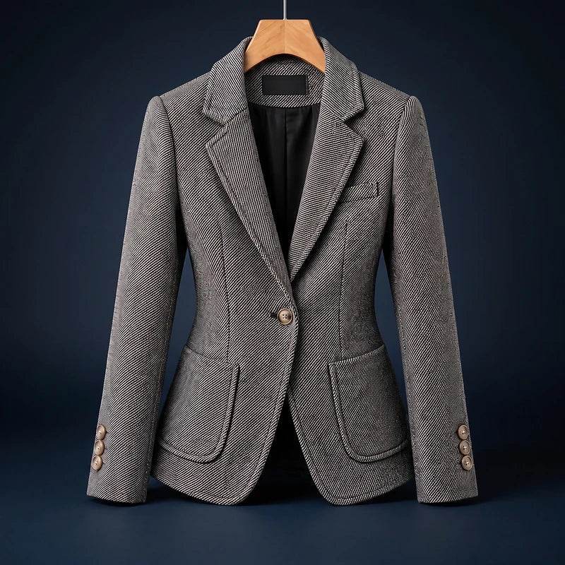 Women's Speckled Tweed Blazer