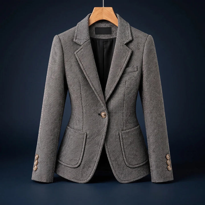 Women's Speckled Tweed Blazer