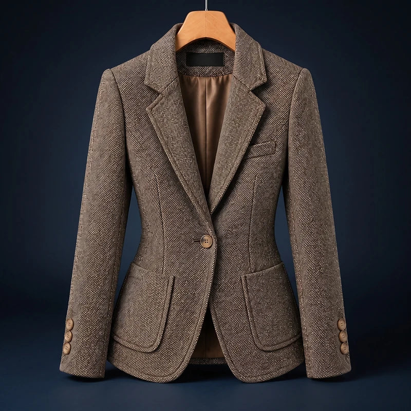 Women's Speckled Tweed Blazer