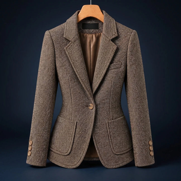 Women's Speckled Tweed Blazer