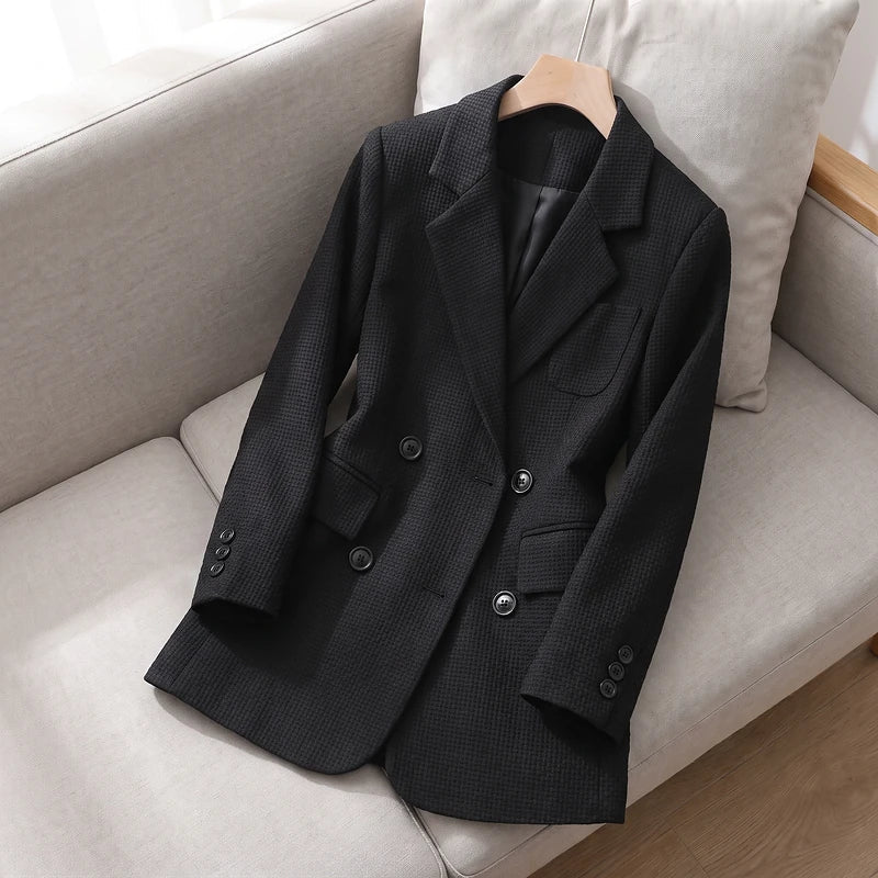 Women's Waffle Weave Blazer