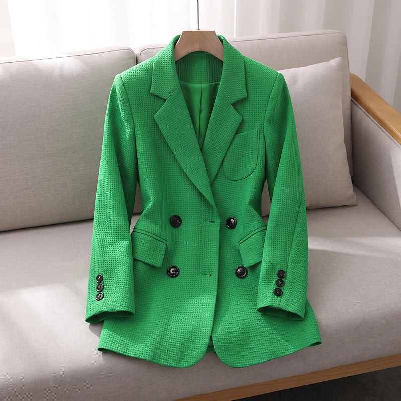 Women's Waffle Weave Blazer