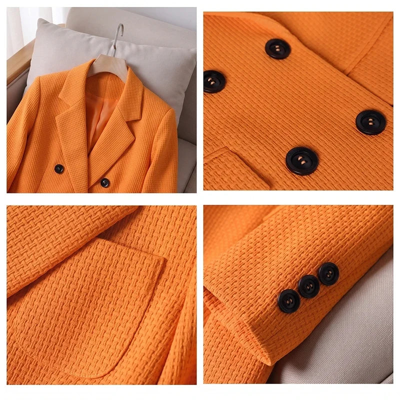 Women's Waffle Weave Blazer