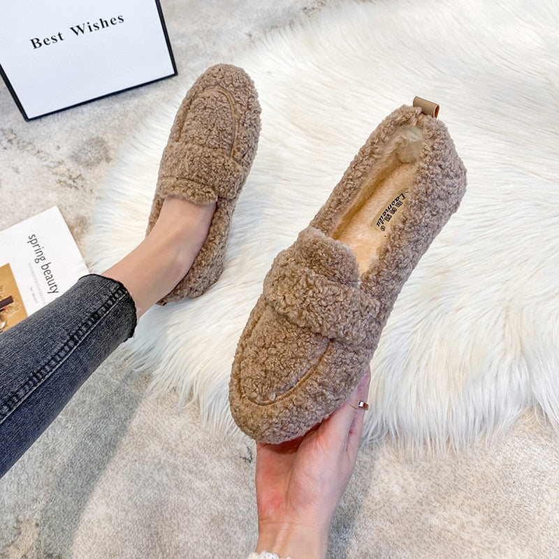 Women's Cozy Slip-On Loafers
