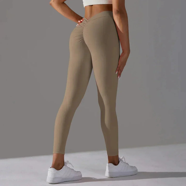 Women's Scrunch Compression Yoga Fitness Leggings for Ultimate Support