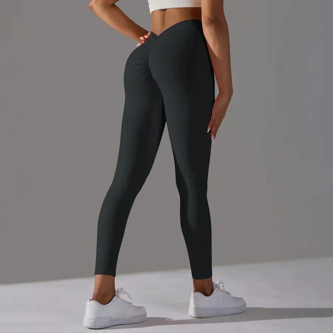 Women's Scrunch Compression Yoga Fitness Leggings for Ultimate Support