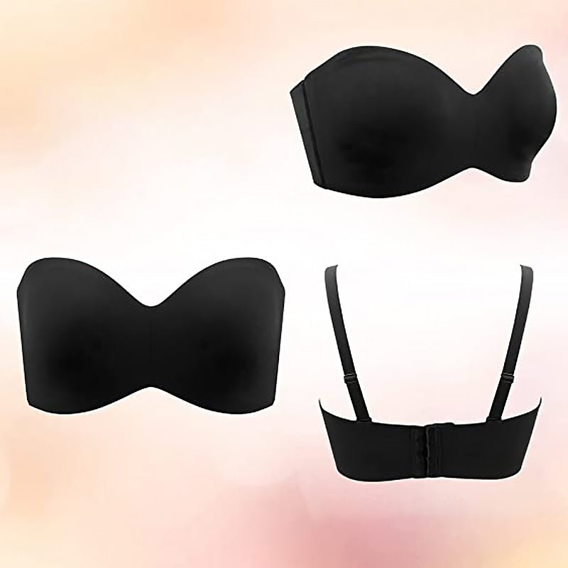 Camille | Women's Seamless Bandeau Bra with Removable Straps