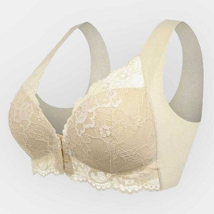 Mireya | Women's Seamless Lace Sports Bra with Front Closure