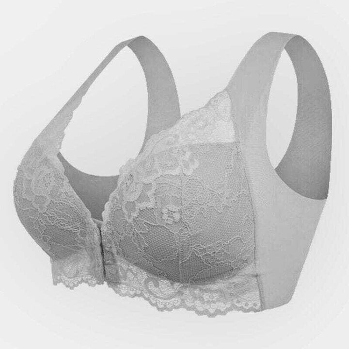 Mireya | Women's Seamless Lace Sports Bra with Front Closure