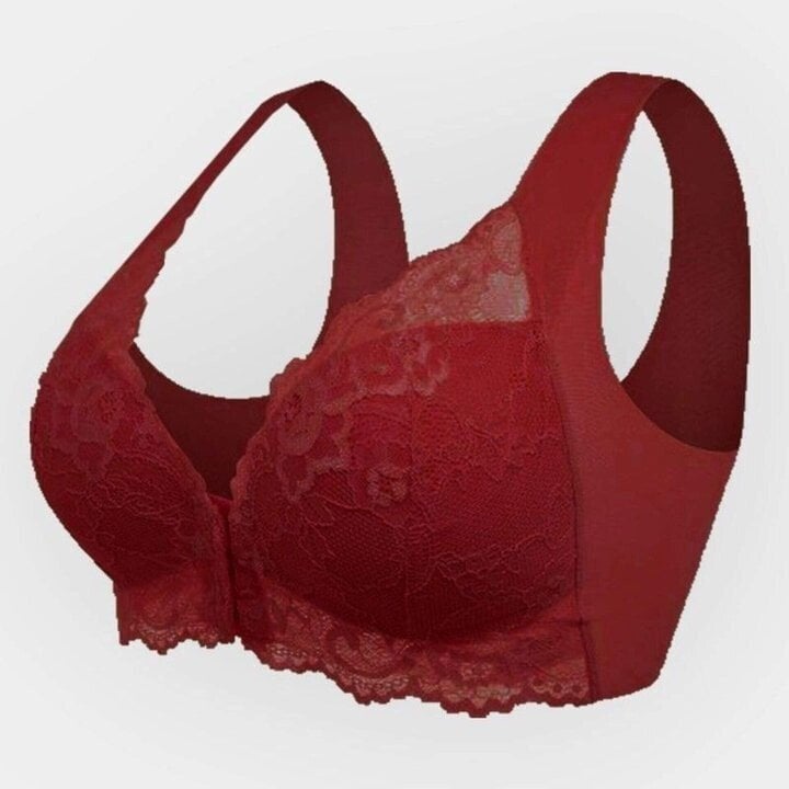 Mireya | Women's Seamless Lace Sports Bra with Front Closure