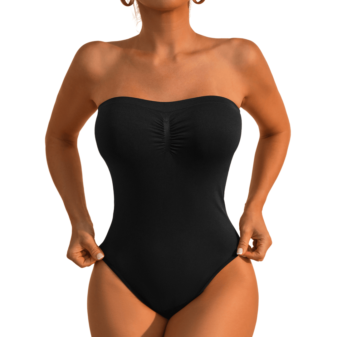 Élise | Women's Seamless Strapless Shaping Bodysuit with Brief