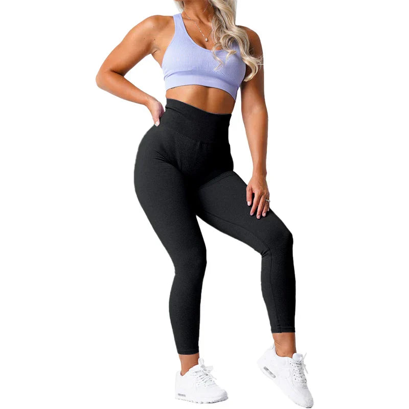 Freya | Women's Seamless Yoga Leggings with Stretch Waistband