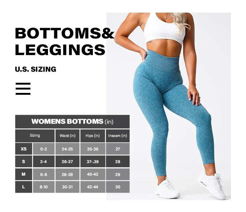 Freya | Women's Seamless Yoga Leggings with Stretch Waistband