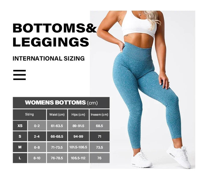 Freya | Women's Seamless Yoga Leggings with Stretch Waistband