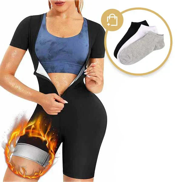 Alina | Women's Neoprene Sauna Suit for Waist, Belly, and Legs