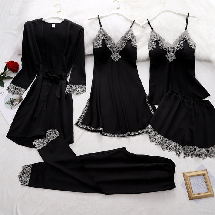 Women's Satin Pajama Sleepwear Set