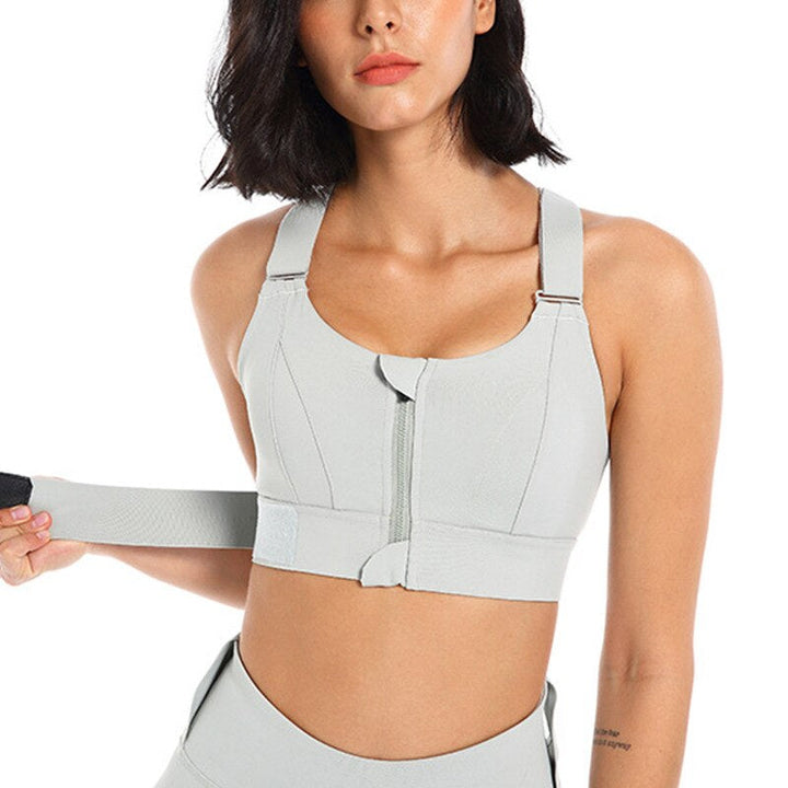 Livia | Women's Sports Bra with Zip & Back Support - Buy 1 Get 1 Free