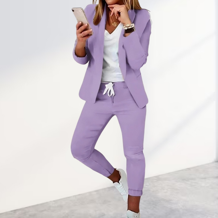 Women's Stylish Two-Piece Athleisure Set