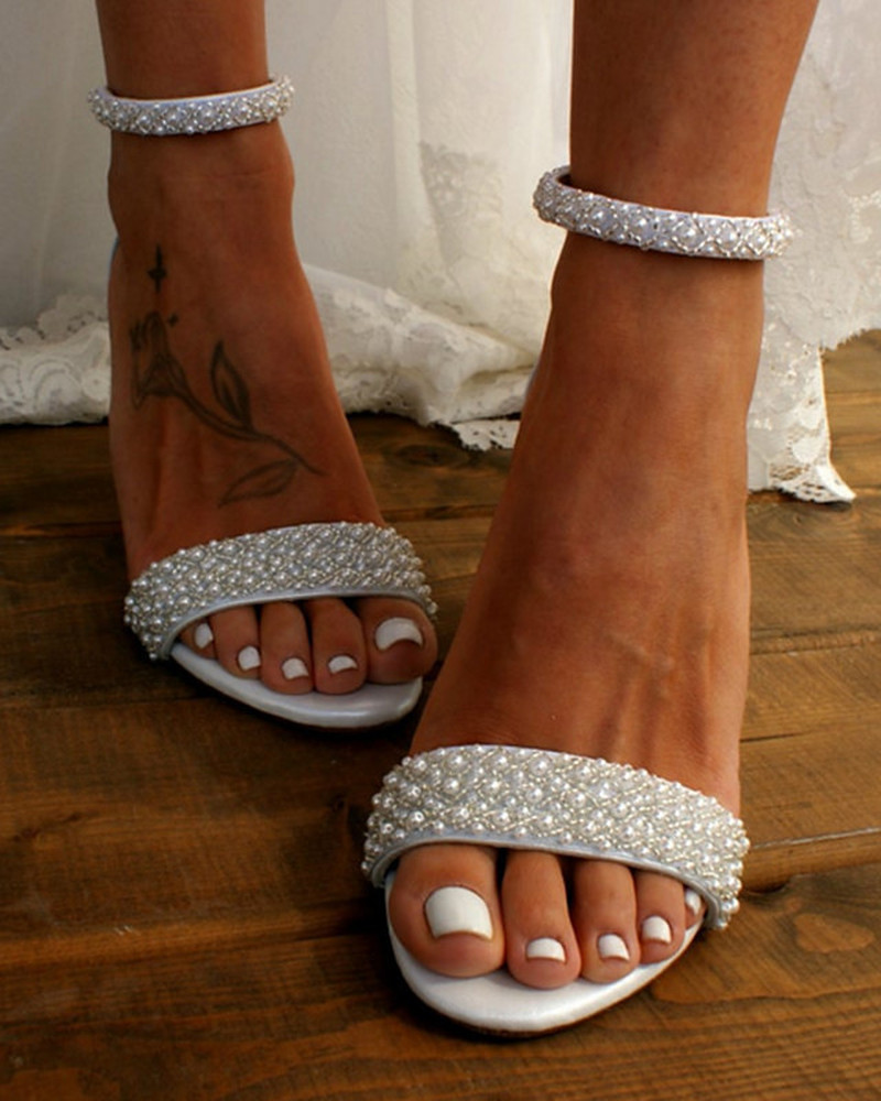 Mirella | Women's Stylish Bridal Sandals with Delicate Straps