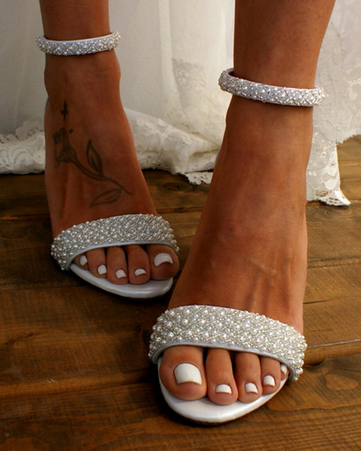 Mirella | Women's Stylish Bridal Sandals with Delicate Straps