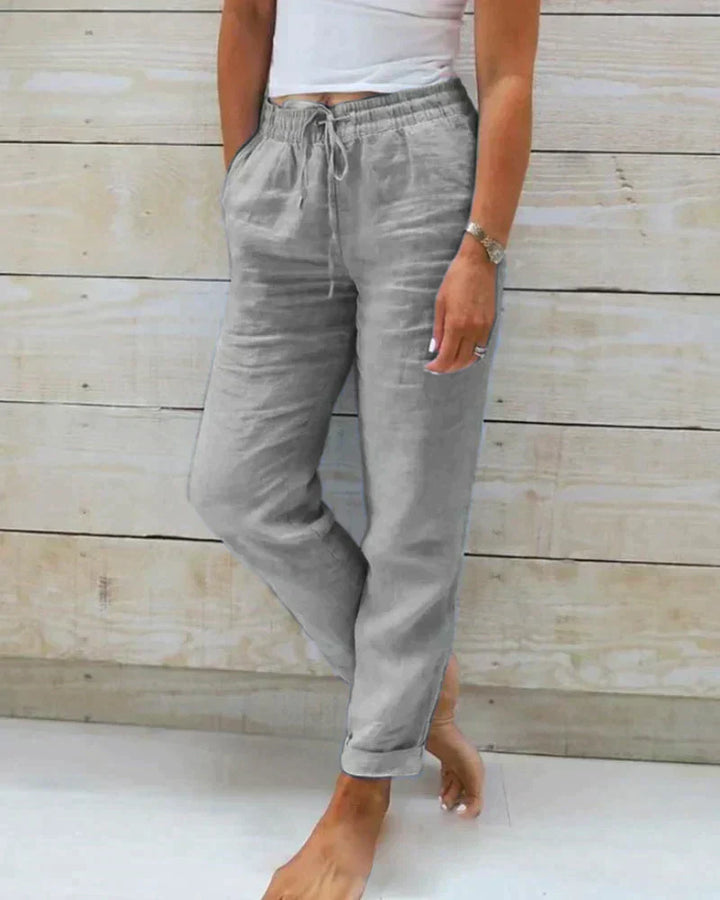Selina | Women's Stylish Linen Trousers