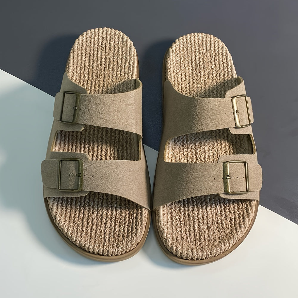 Stylish Men's Summer Slip-Ons with Adjustable Straps | Men's Footwear