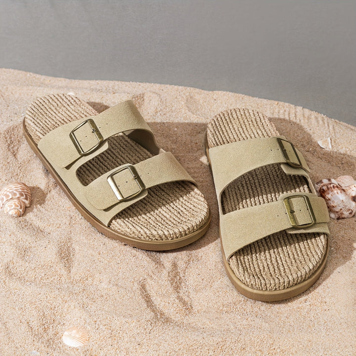 Stylish Men's Summer Slip-Ons with Adjustable Straps | Men's Footwear