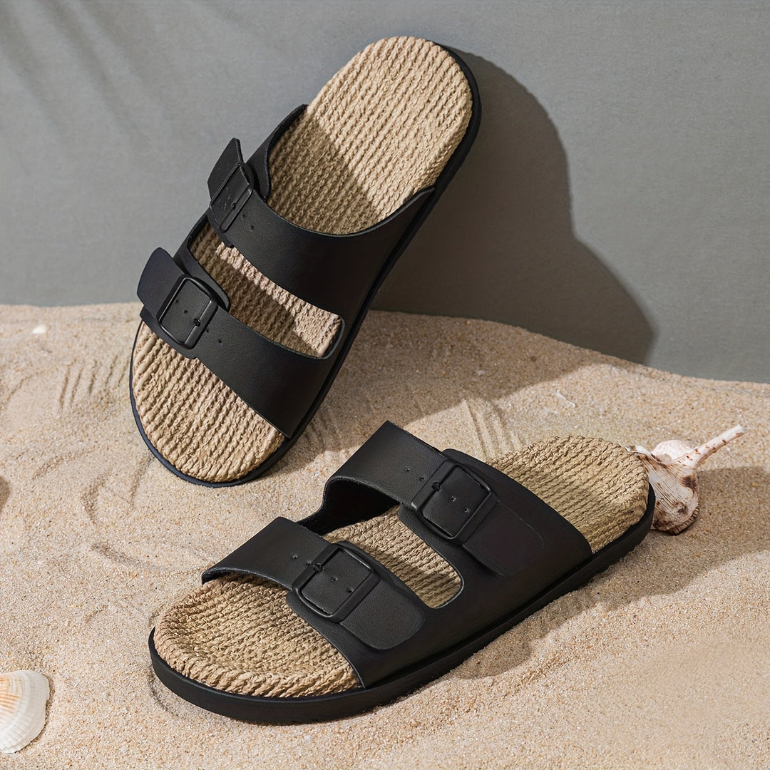 Stylish Men's Summer Slip-Ons with Adjustable Straps | Men's Footwear