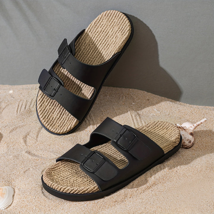 Stylish Men's Summer Slip-Ons with Adjustable Straps | Men's Footwear
