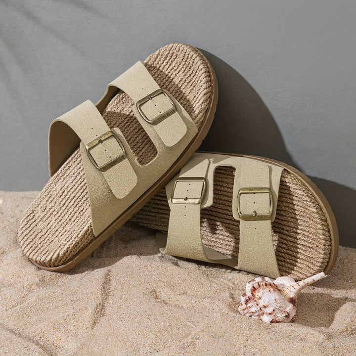 Stylish Men's Summer Slip-Ons with Adjustable Straps | Men's Footwear