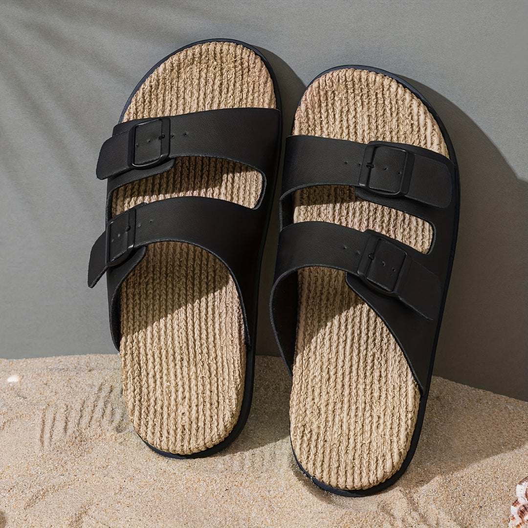 Stylish Men's Summer Slip-Ons with Adjustable Straps | Men's Footwear