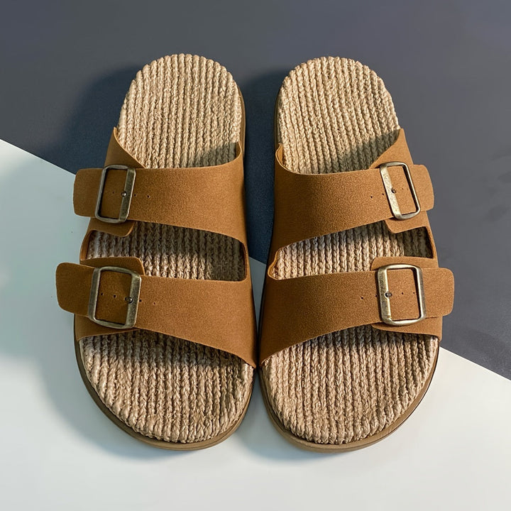 Stylish Men's Summer Slip-Ons with Adjustable Straps | Men's Footwear